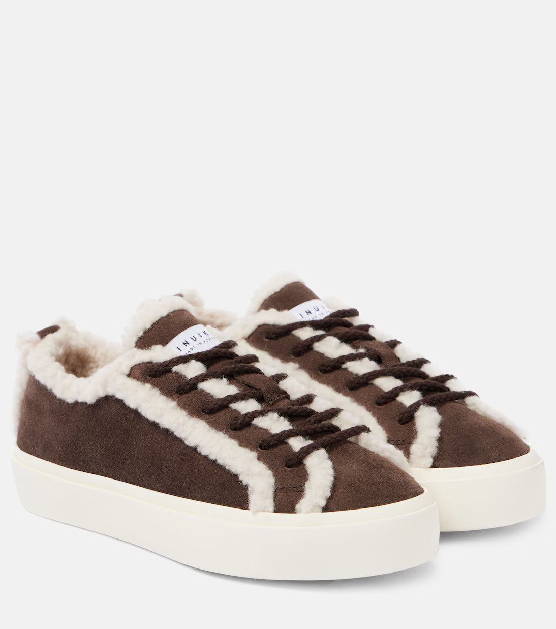 Inuikii - Shearling-lined suede sneakers