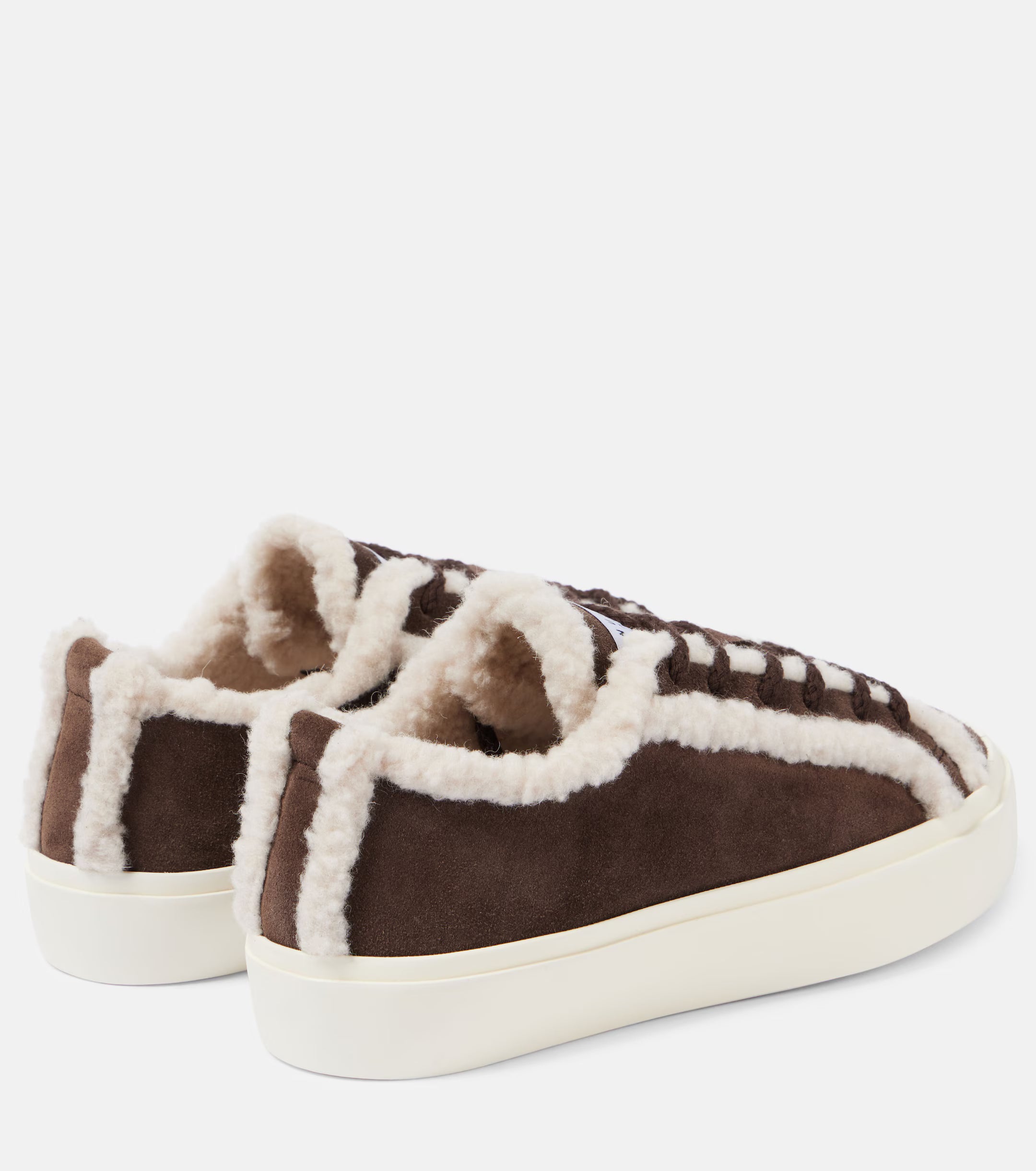 Inuikii - Shearling-lined suede sneakers