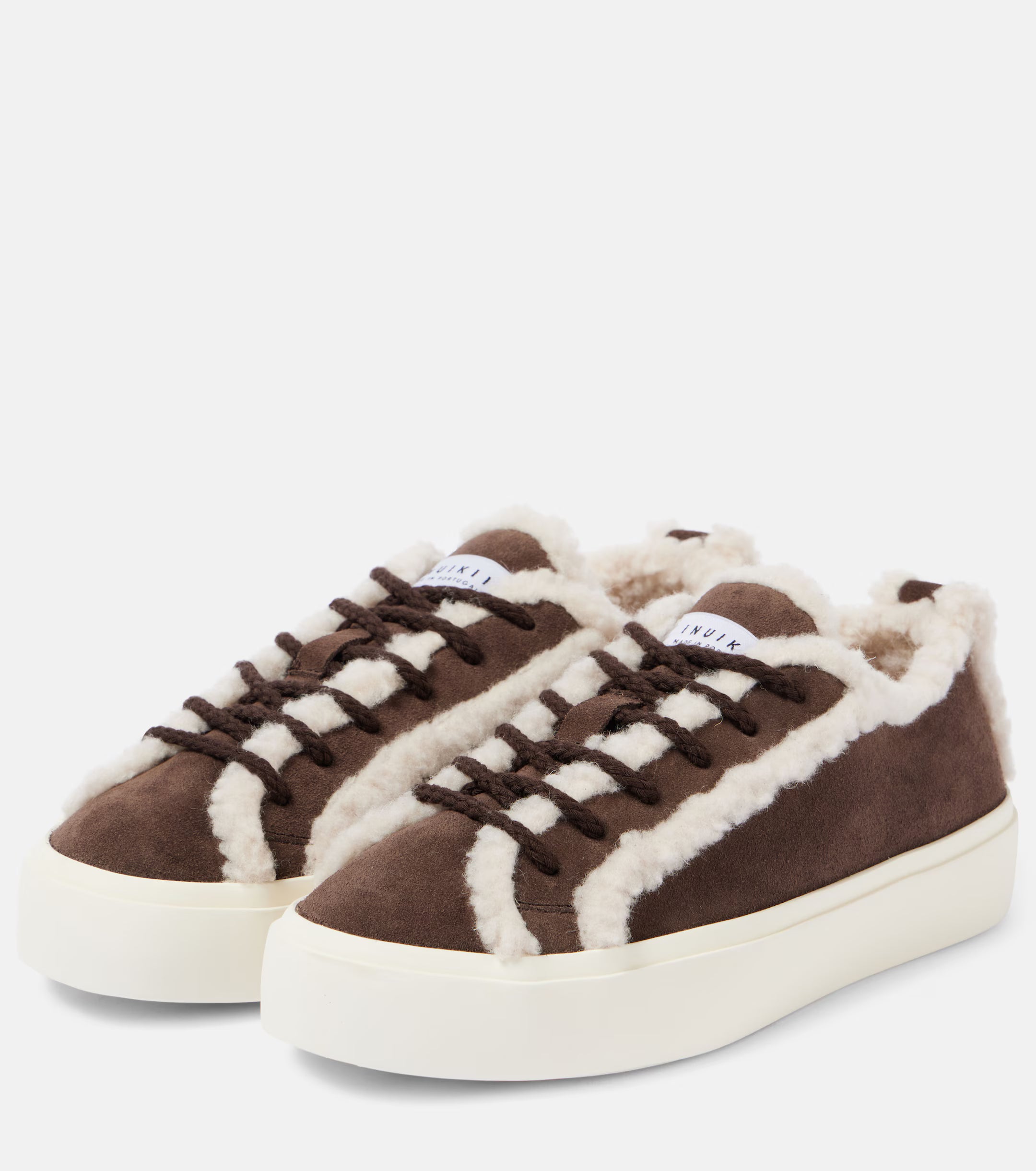 Inuikii - Shearling-lined suede sneakers