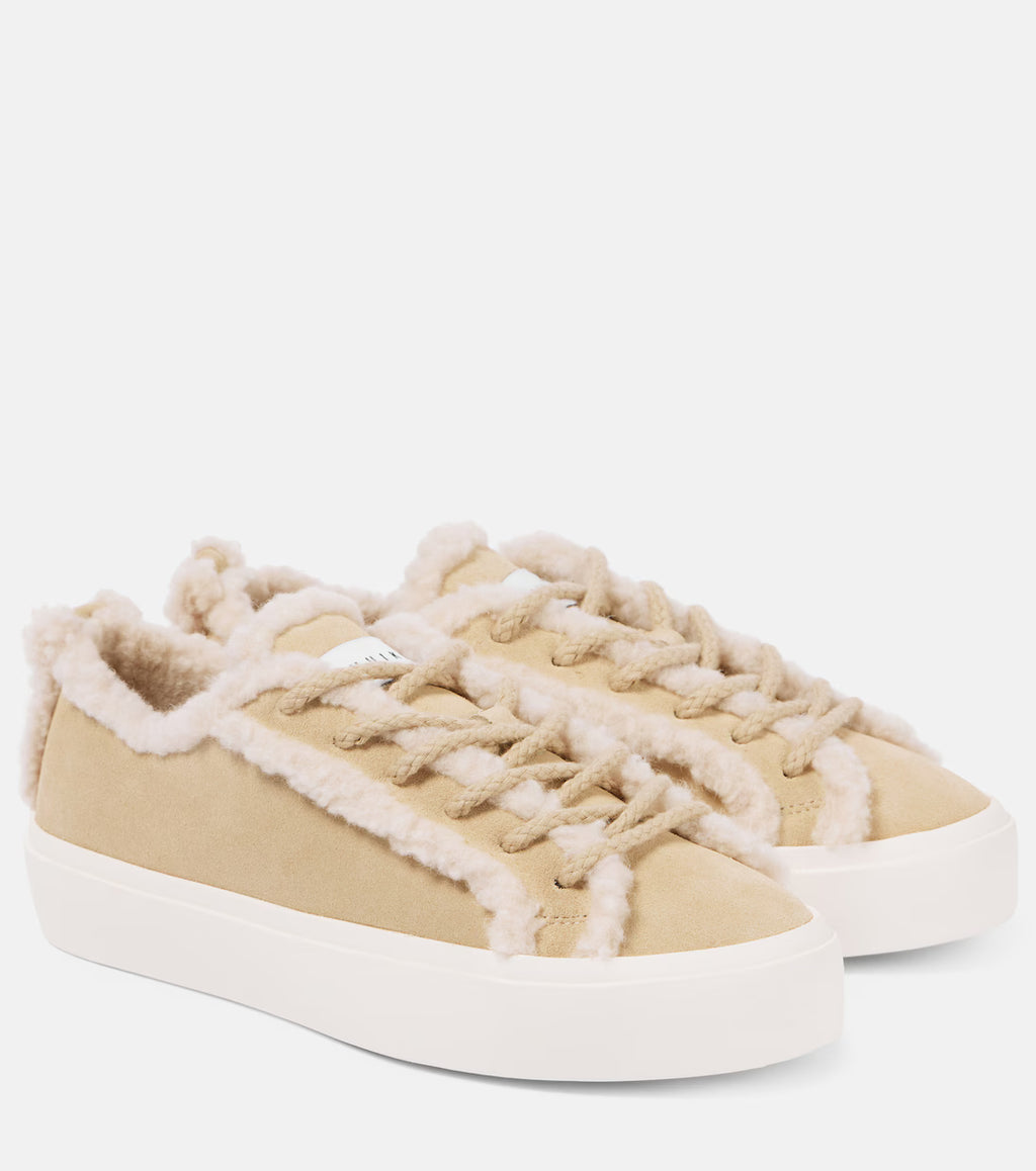 Inuikii - Shearling-lined suede sneakers