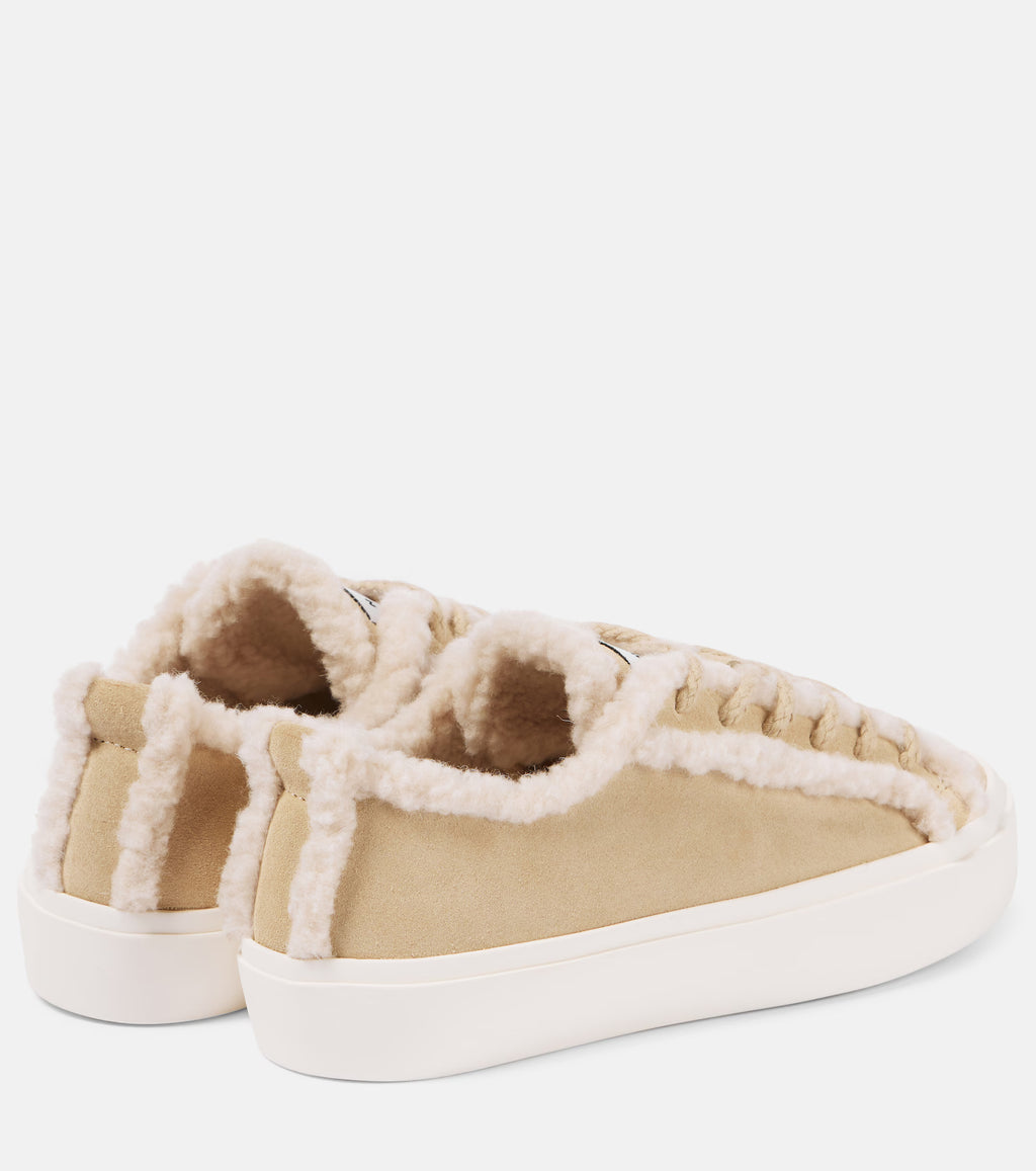 Inuikii - Shearling-lined suede sneakers