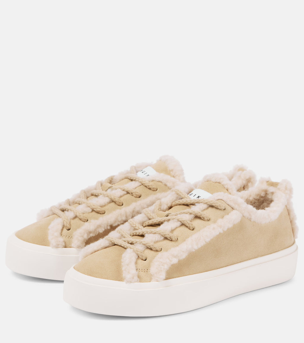 Inuikii - Shearling-lined suede sneakers